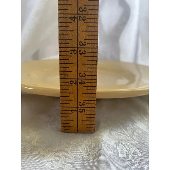 Pottery Barn SOPHIA Beige Ceramic Dinner Plate Made In Mexico 12" VGC - Picture 8 of 9